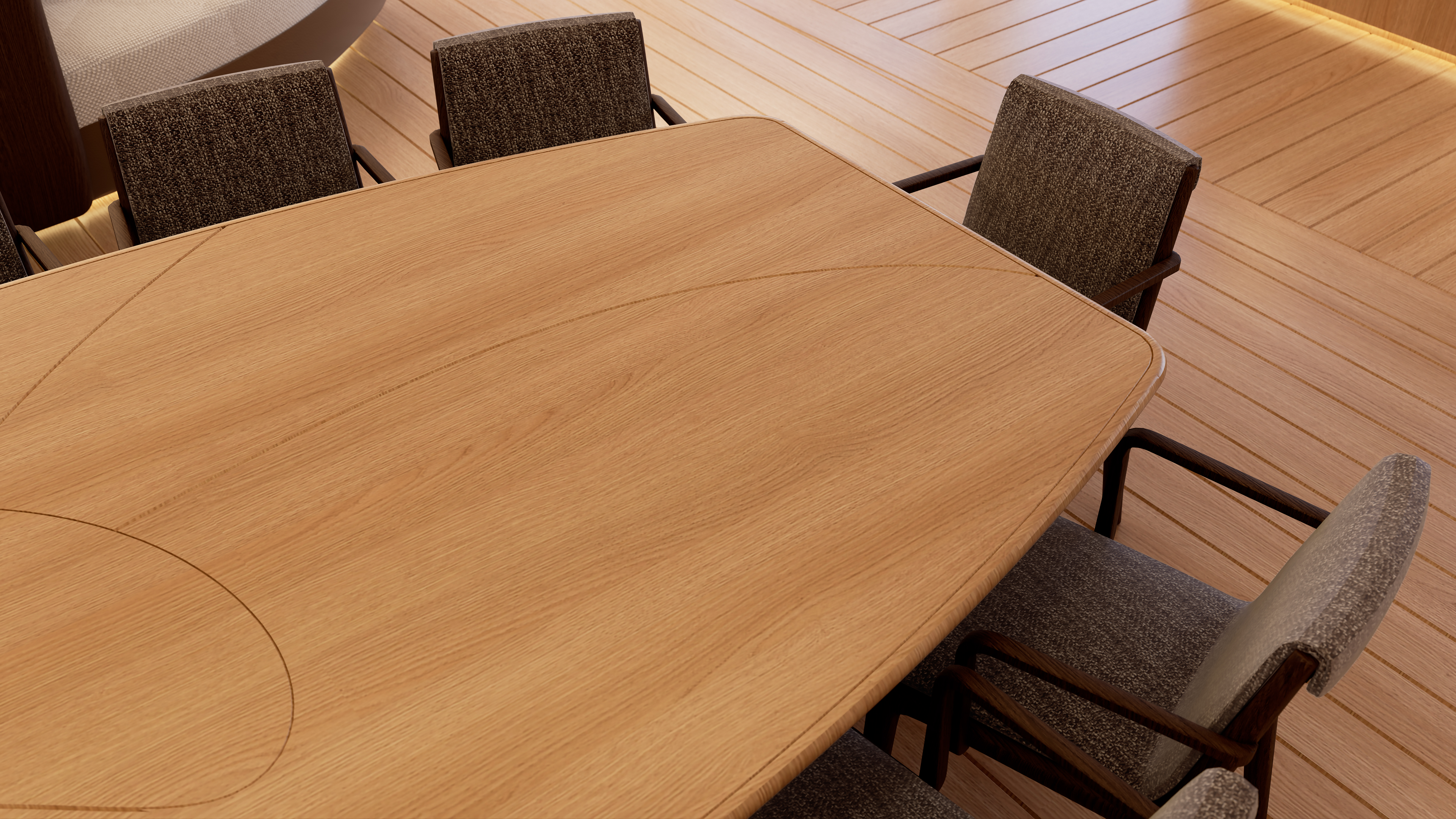 Saloon seating detail